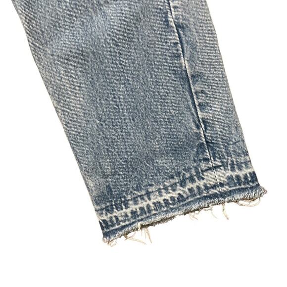 Vintage men’s 501 button fly Levi’s high rise straight leg unisex 34x32 - Picture 4 of 14